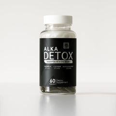 AlkaDetox binder tablet with chlorella for gentle colon support.