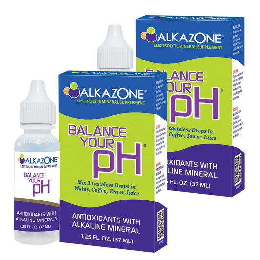 Alkazone Balance bottle being poured to create refreshing alkaline water