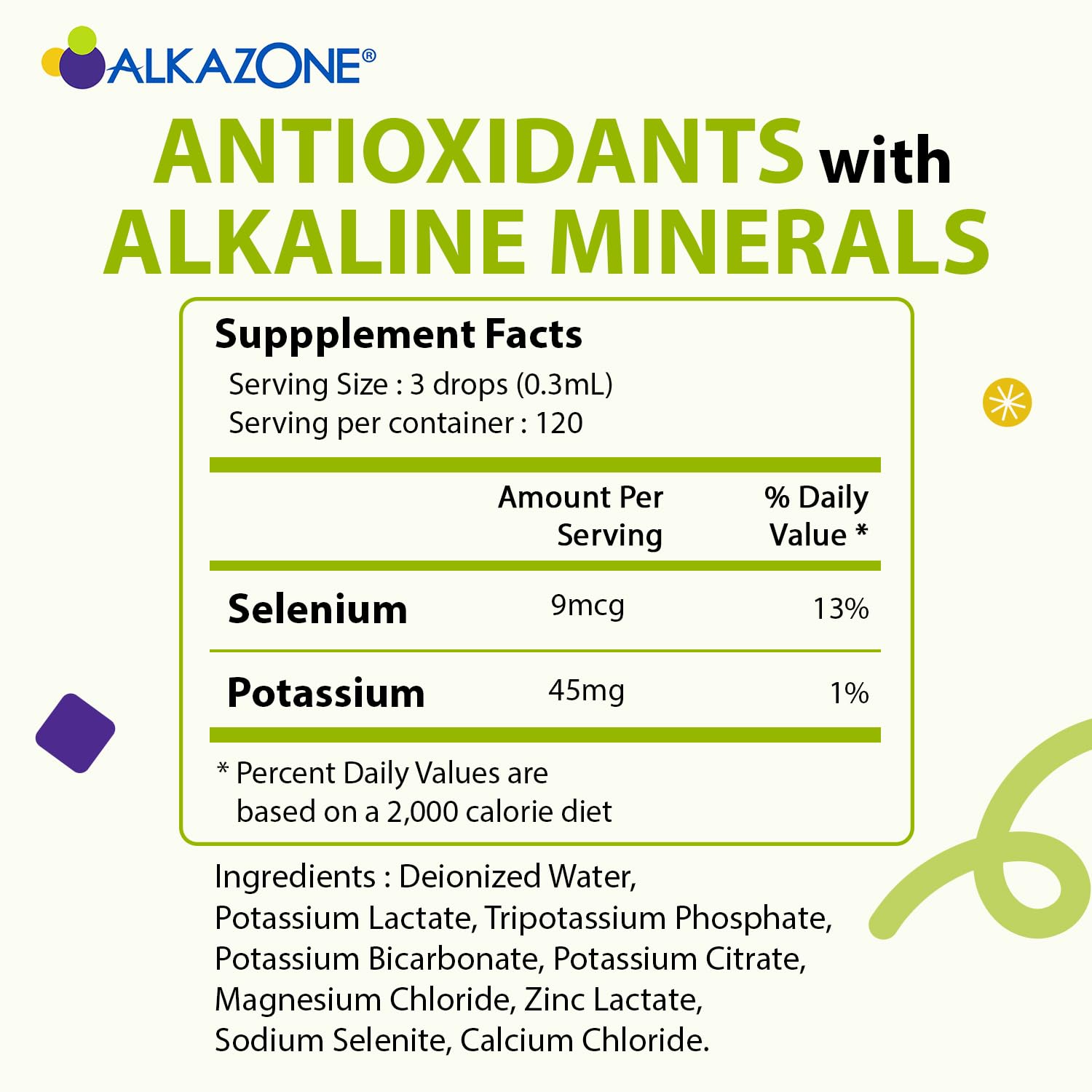 Alkazone Balance drops ready to add to water for on the go pH boost