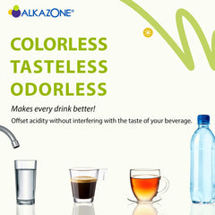 Travel size Alkazone Balance bottle designed for easy hydration on the go