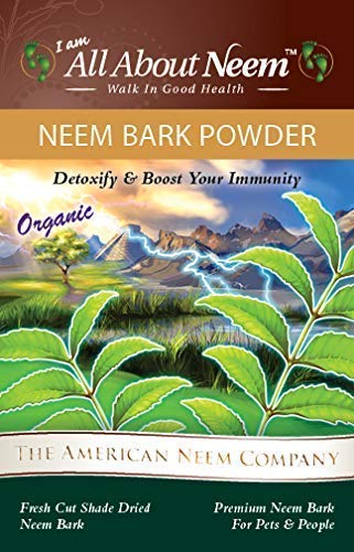 All About Neem neem bark powder being sprinkled for teeth and gum care