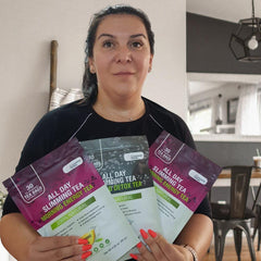 All Slimming Herbs Daytime Tea features orange peel and lemongrass aroma