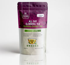 ALL SLIMMING HERBS Evening tea bags close-up for night-time detox and digestion comfort