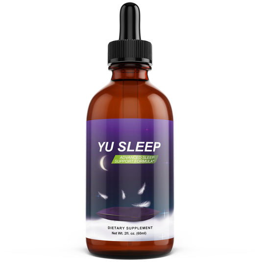 YuSleep bottle on nightstand promotes calm nights