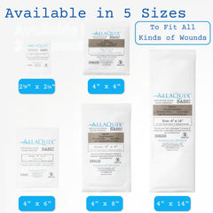 AllaQuix basic gauze dressing suited for surgical aftercare and large wound coverage.