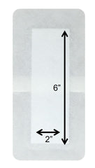 AllaQuix gauze dressing apply remove easy—gentle adhesive minimizes irritation during changes.