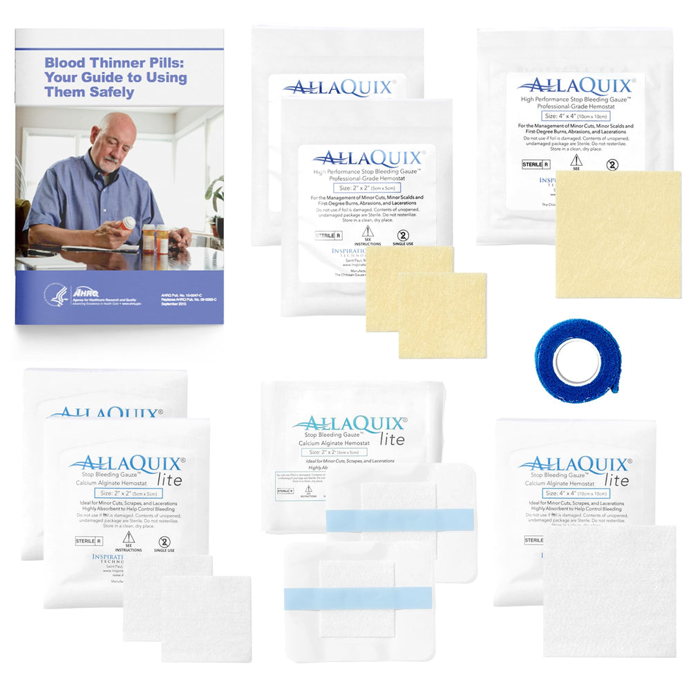 AllaQuix Stop Bleeding Gauze High-Performance for fast minor bleeding control