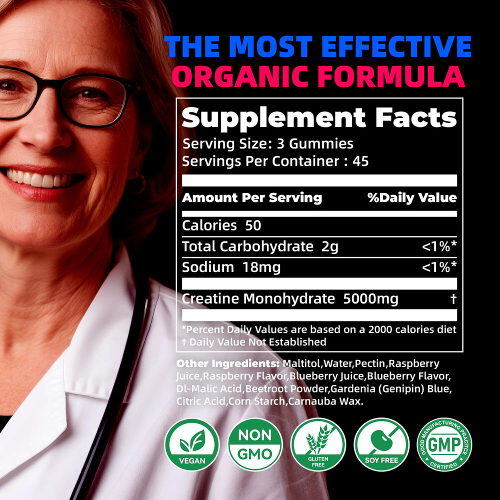 Allcoovita Creatine Gummy anti-melting design demonstrates stability during workouts