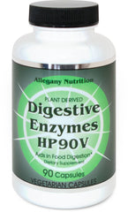 Allegany Nutrition HP90V bottle front with 90 vegan capsules for daily support
