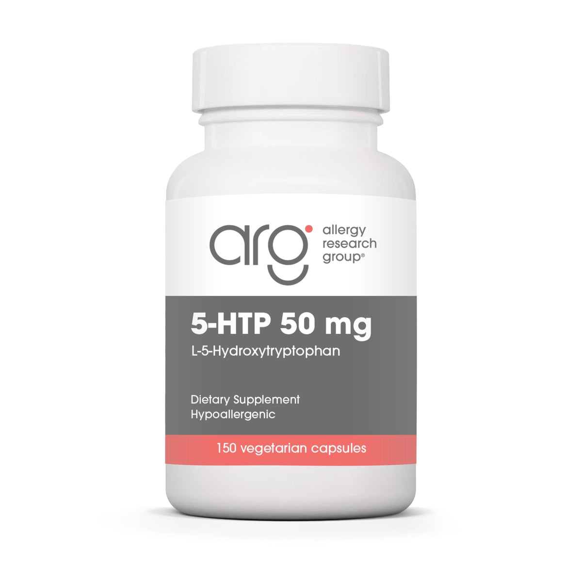 Allergy Research Group 5-HTP bottle front for daily sleep support