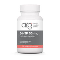 Allergy Research Group 5-HTP bottle front for daily sleep support