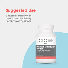 Allergy Research Group Adrenal Glandular Adapt with adaptogenic herbs for daily stress resilience