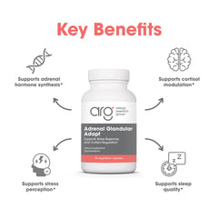 Allergy Research Group Adrenal Glandular Adapt hypoallergenic vegetarian capsules for sensitive users