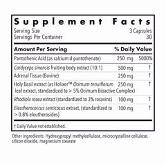 Allergy Research Group Adrenal Glandular Adapt contains Pantothenic Acid for energy metabolism