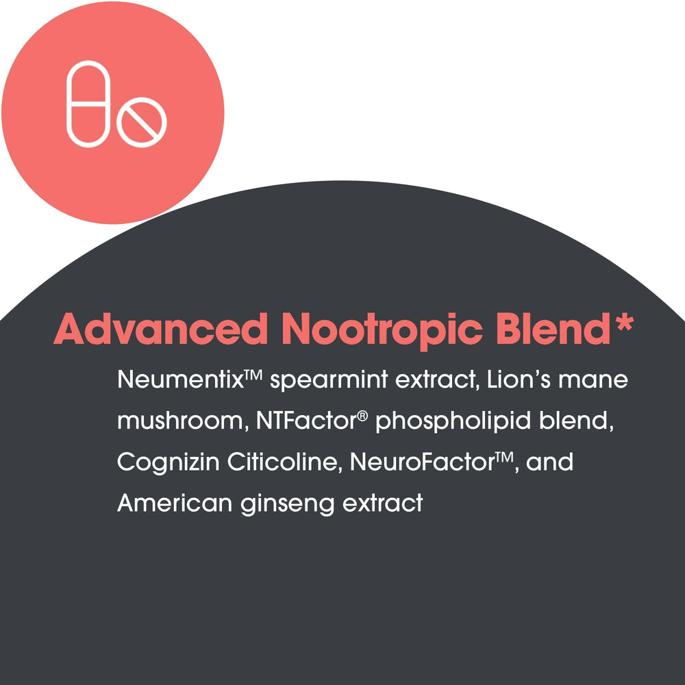 NeuroPlus dose spoon beside notebook for memory-friendly routine