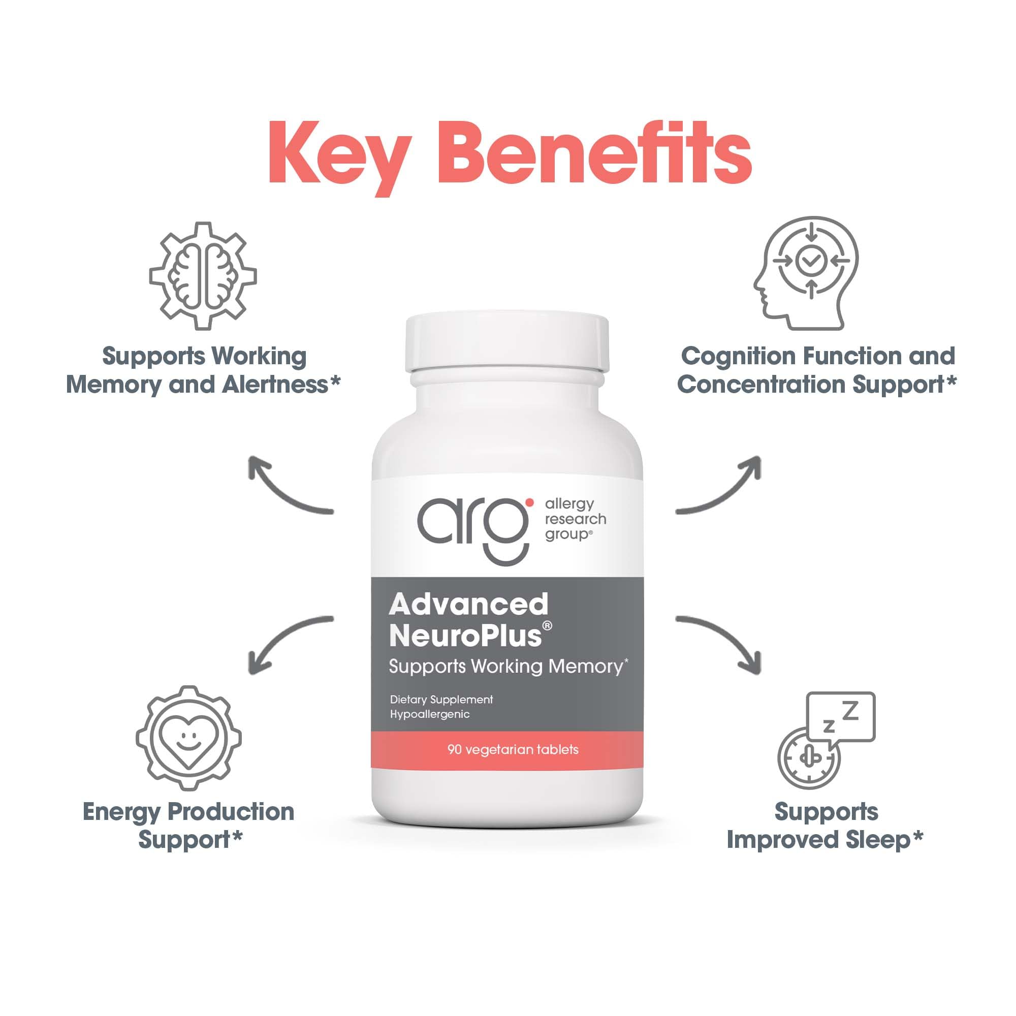 Advanced NeuroPlus pill inside bottle with focus on design