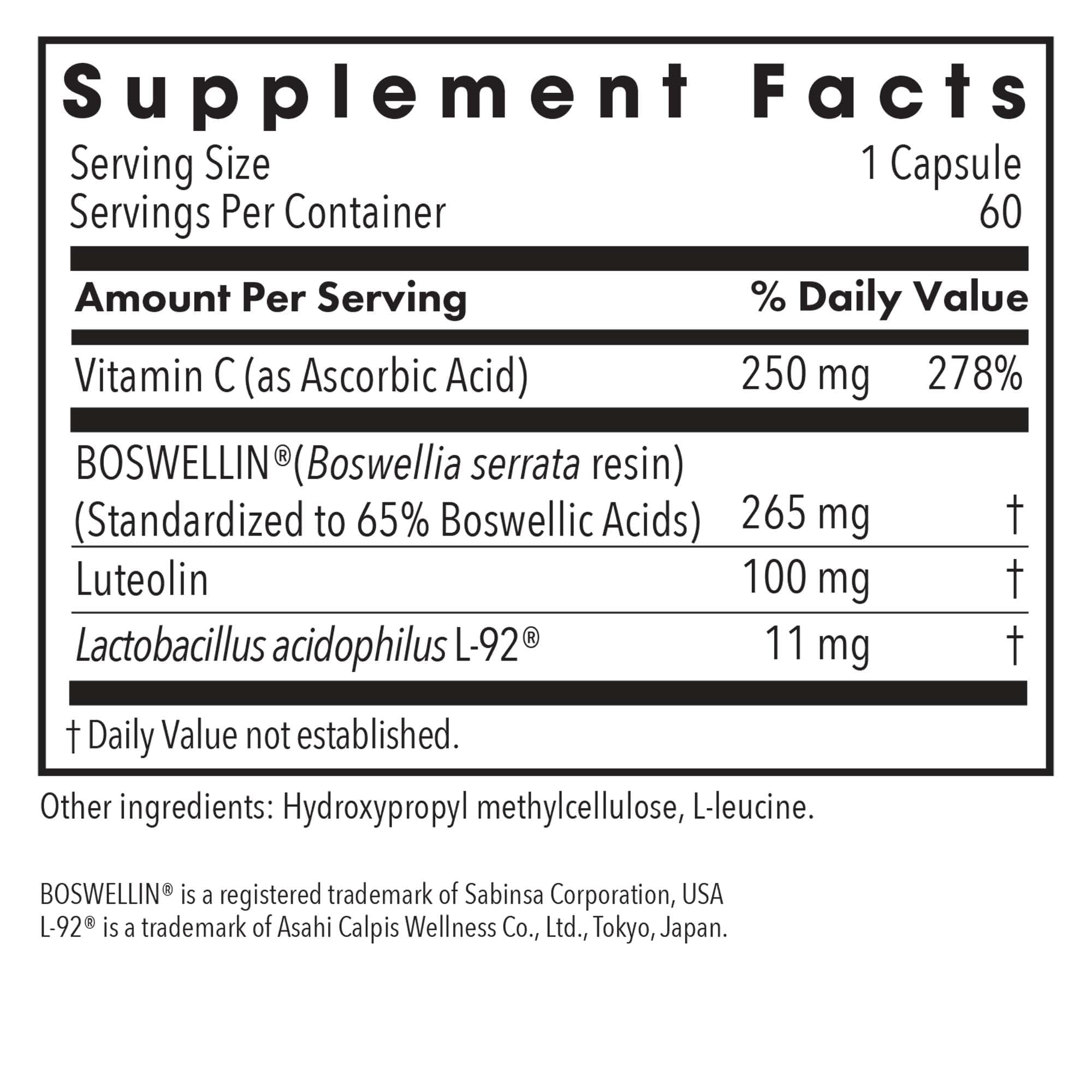 Allergy Research Group Aller-Aid L92 capsules ready for twice-daily use.