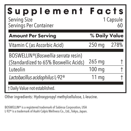 Allergy Research Group Aller-Aid L92 capsules ready for twice-daily use.