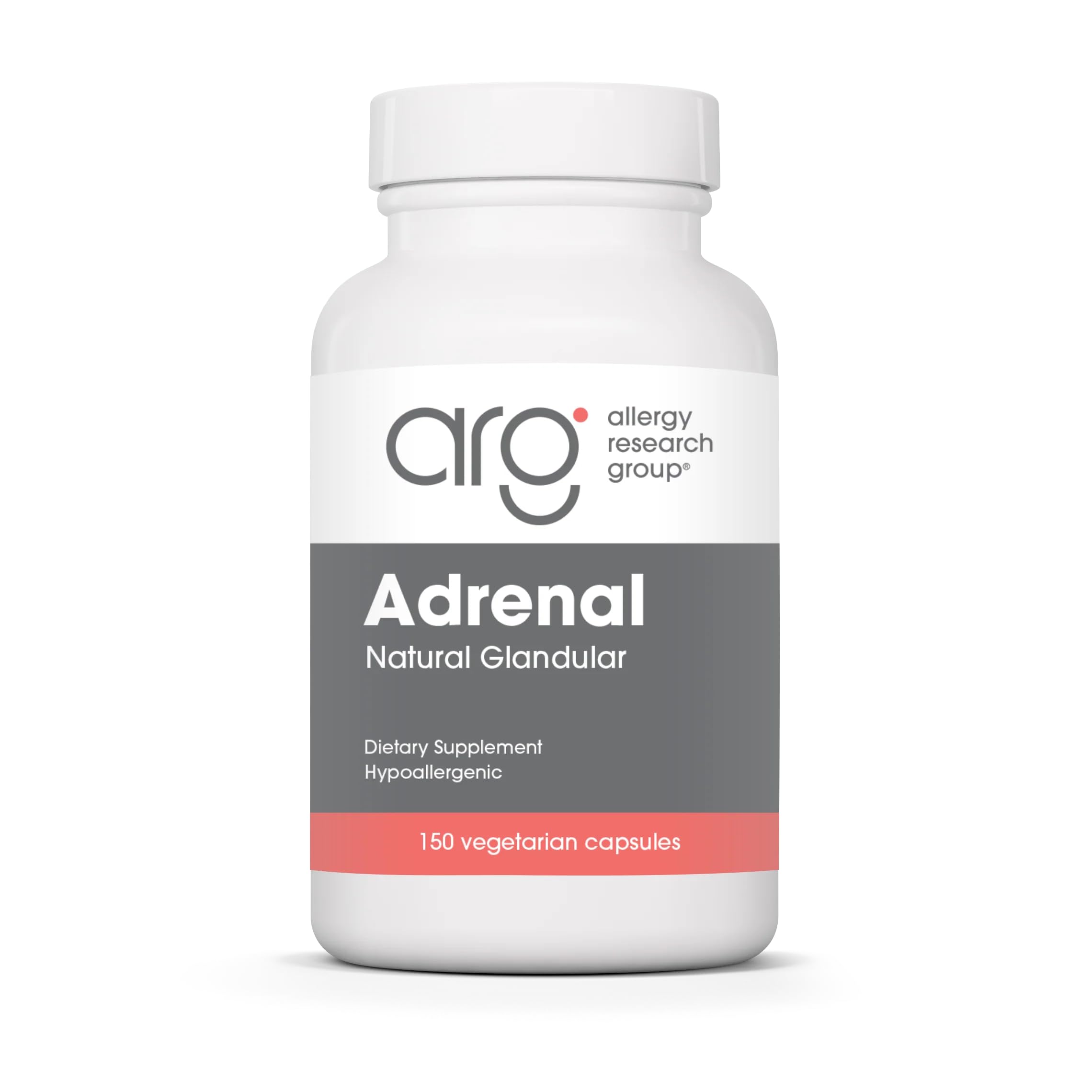 Allergy Research Group ARG Adrenal Cortex bottle for daily adrenal support and balance