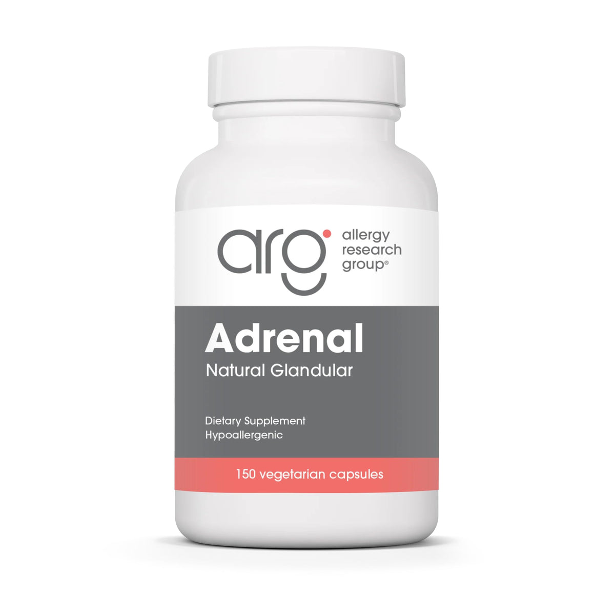 Allergy Research Group ARG Adrenal Cortex bottle for daily adrenal support and balance