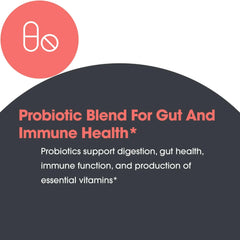 ARG BifidoBiotics packaging box communicates a dairy-free probiotic solution for vegetarian lifestyles.