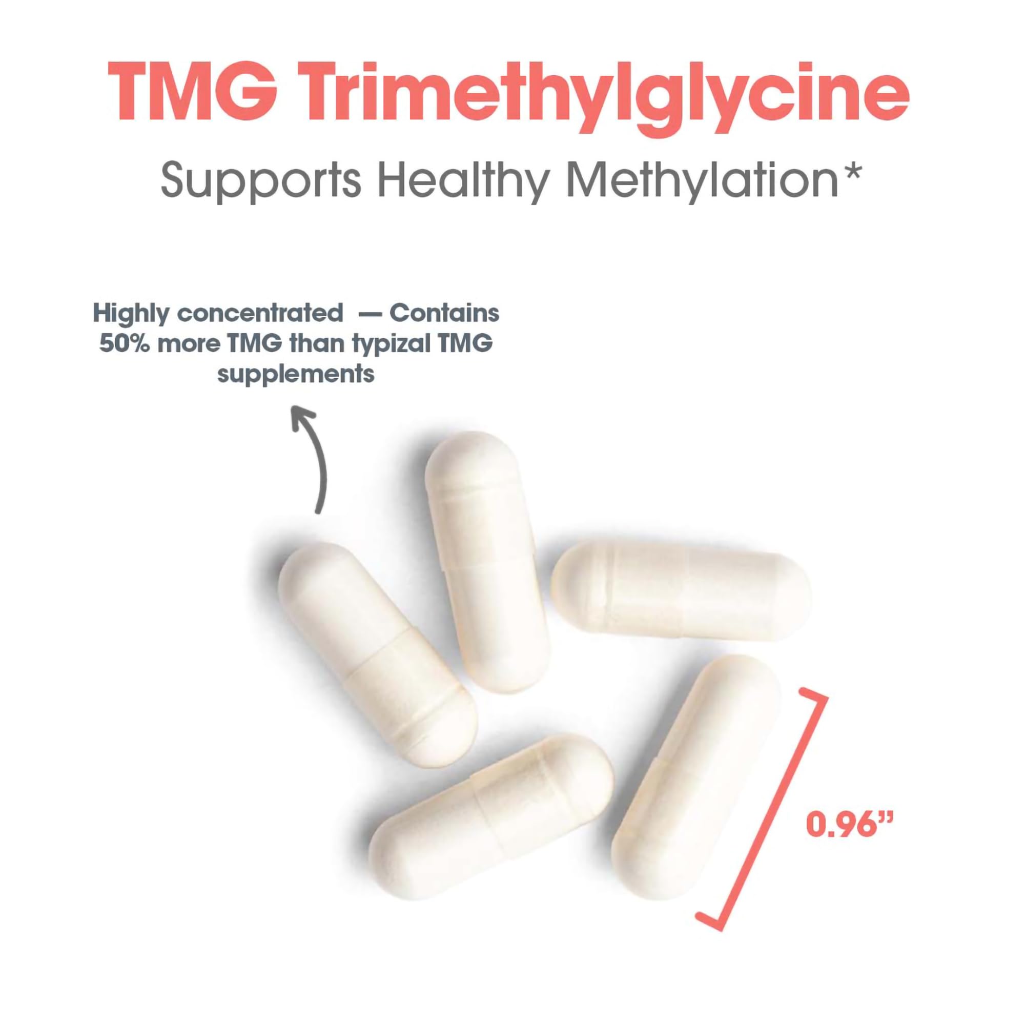 ARG TMG bottle being poured for easy daily use