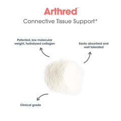 Allergy Research Group Arthred powder stirred into drink for convenient daily nutrition.