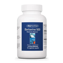 Allergy Research Group berberine 500mg bottle for metabolic support.