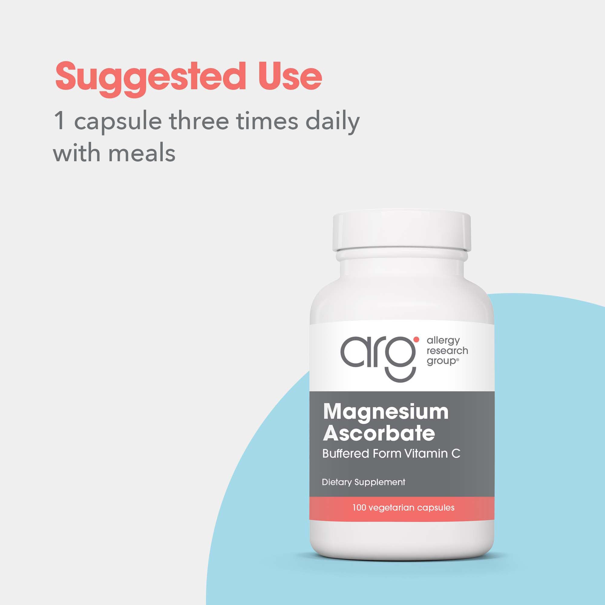 Allergy Research Group product on white background ready for daily consumption