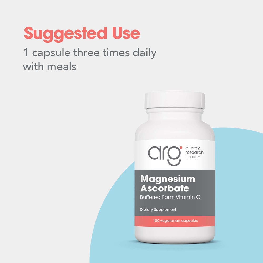 Allergy Research Group product on white background ready for daily consumption
