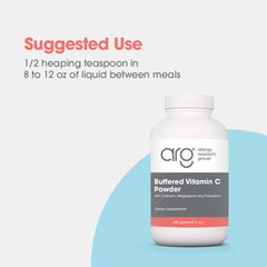 Allergy Research Group Buffered Vitamin C powder in daily use setting