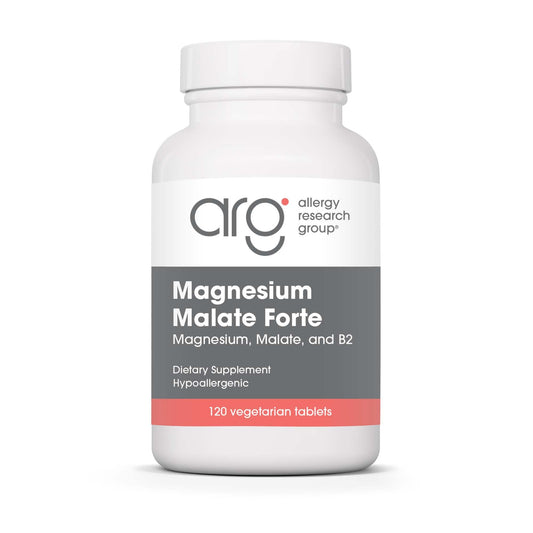 Allergy Research Group Magnesium Malate Forte bottle for daily energy support