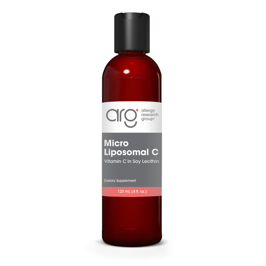 Allergy Research Group Micro Liposomal C bottle pour for convenient daily vitamin C intake