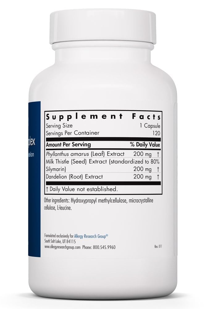 Allergy Research Group Milk Thistle Plus bottle on neutral surface for daily wellness