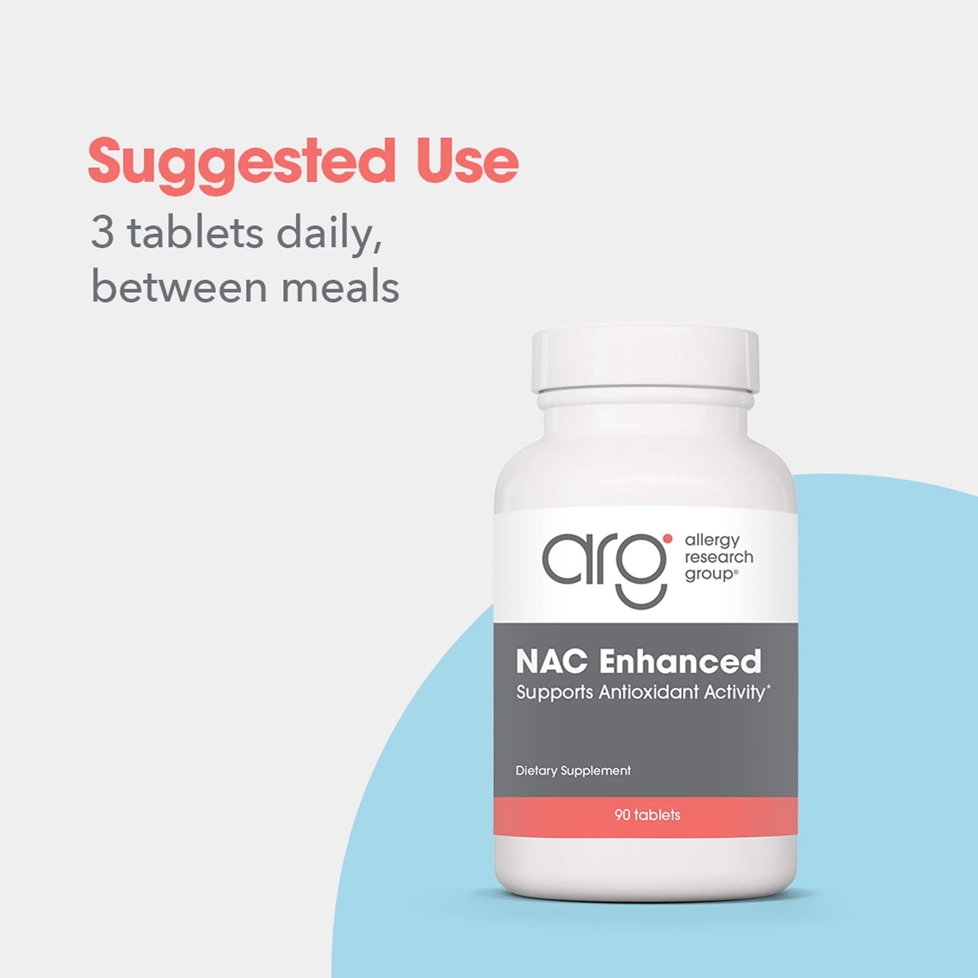 Label detail on NAC Enhanced emphasizing 500 mg per tablet and professional-grade quality.