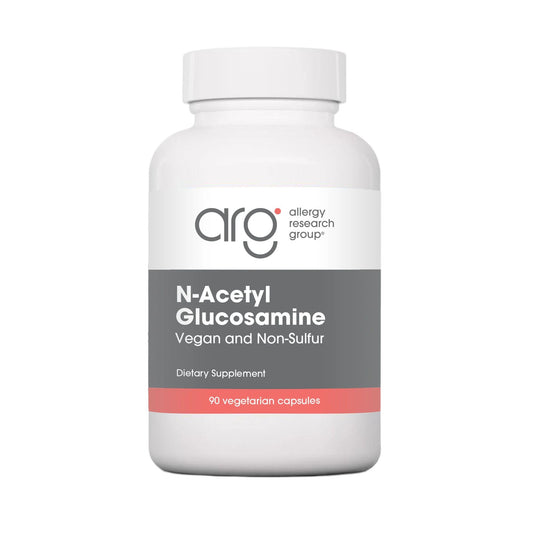Allergy Research Group NAG bottle suggests joint support options.