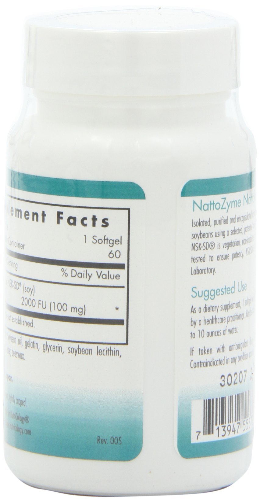 Pouring NattoZyme softgels to convey convenient daily use