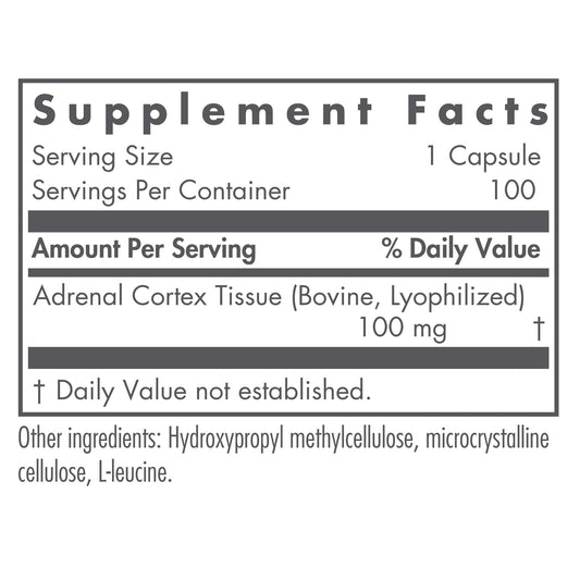 Capsules close-up of Nutricology Adrenal Support for steady daily dosage.
