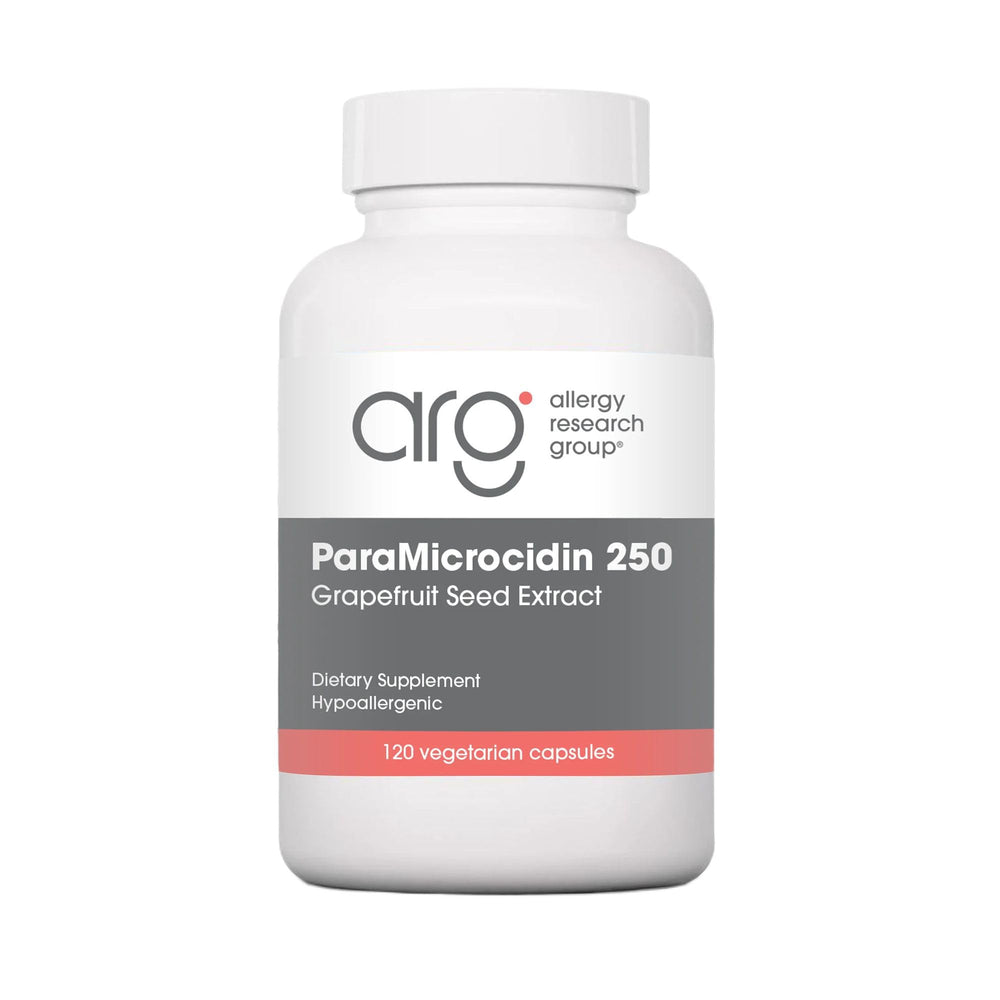 Nutricology citrus seed extract bottle shows potential intestinal support for daily use.
