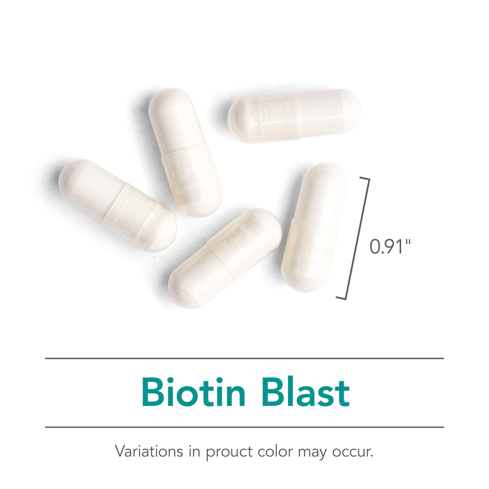 Doctor-developed Allergy Research Group HiBiotin formula shown on bottle for quality assurance
