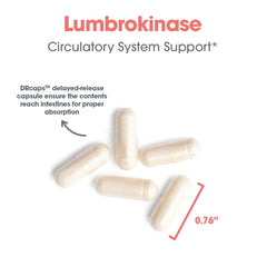 Nutricology Lumbrokinase hypoallergenic heritage logo supports safe daily use.