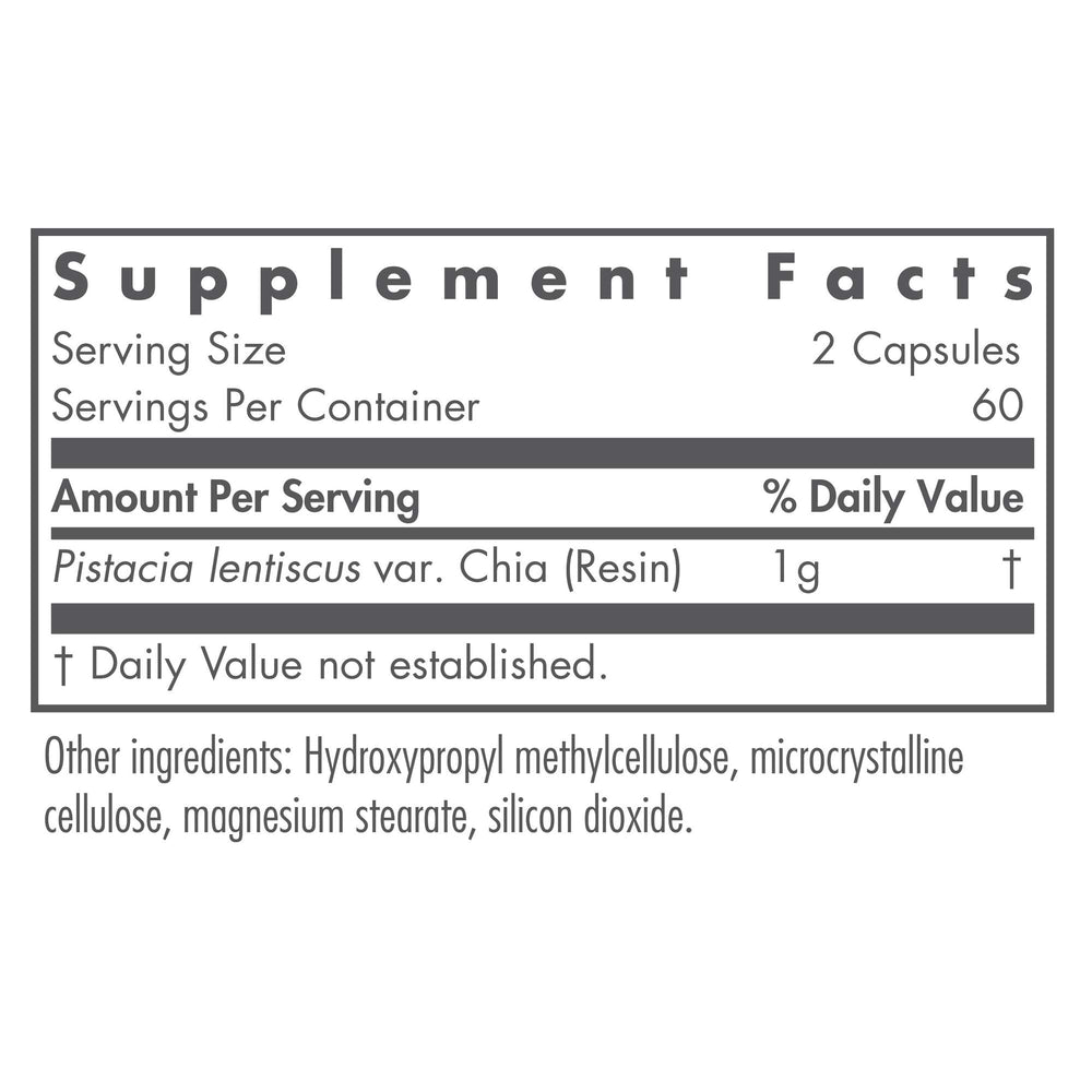 NutriCology Mastic Gum capsules highlight high purity and allergen-free formulation