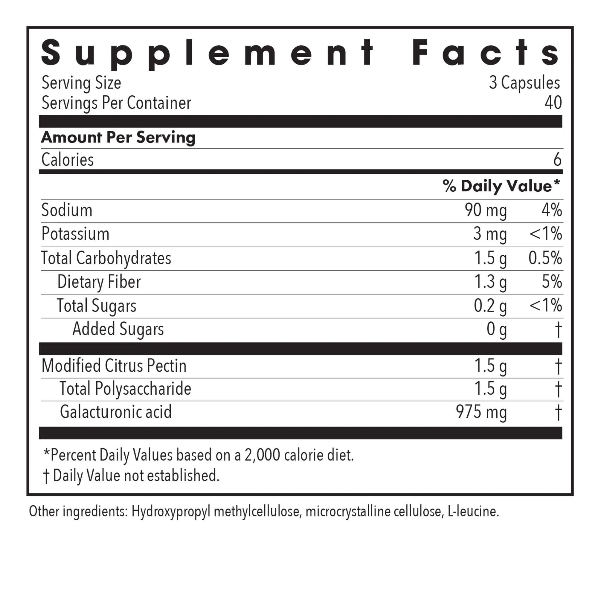 Nutricology Modified Citrus Pectin capsules closeup highlighting gentle fiber for digestive balance.