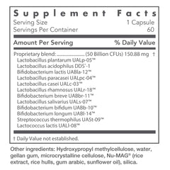 Nutricology Restore-Biotic Complete capsules close-up, vegetarian and easy daily use