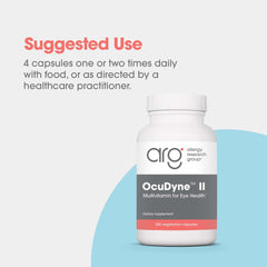 Allergy Research Group OcuDyne II foil packaging close-up
