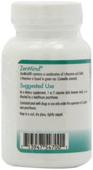 Nutricology ZenMind Supplement – Calmness Support with GABA & L-Theanine | Hypoallergenic, Vegetarian Capsules (60 Count) - Allergy Research Group