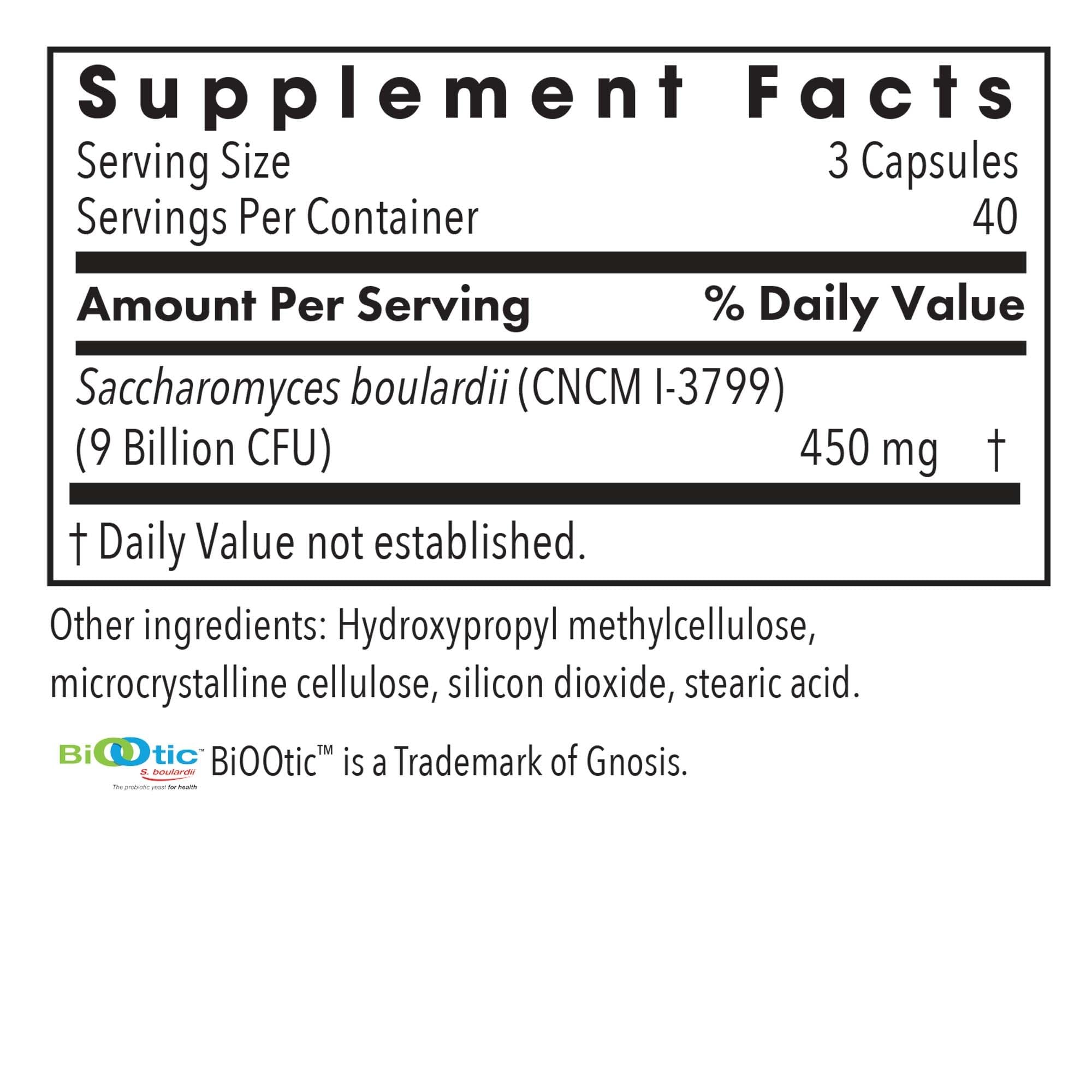 Allergy Research Group Saccharomyces boulardii capsules closeup highlighting capsule texture and dosage