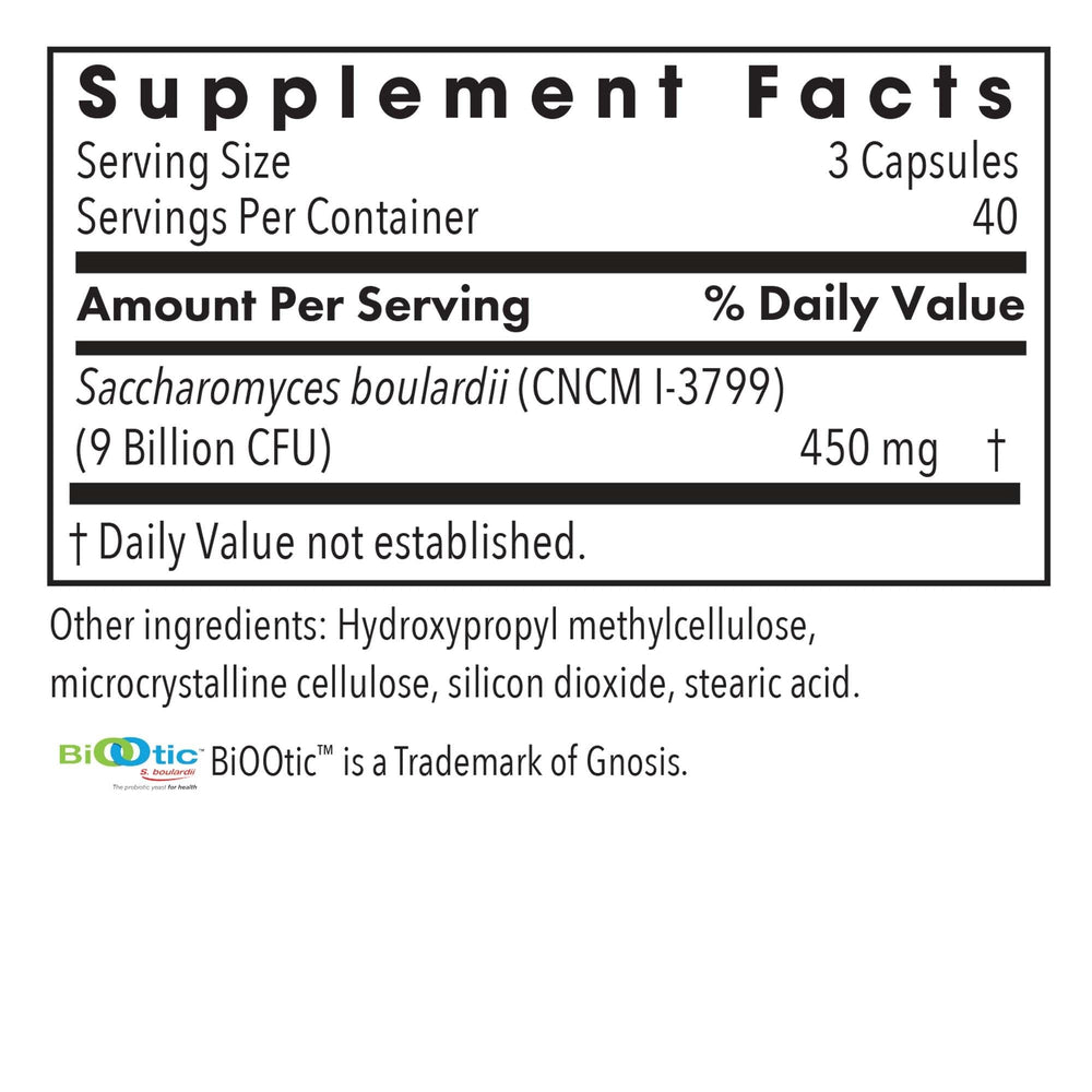 Allergy Research Group Saccharomyces boulardii capsules closeup highlighting capsule texture and dosage