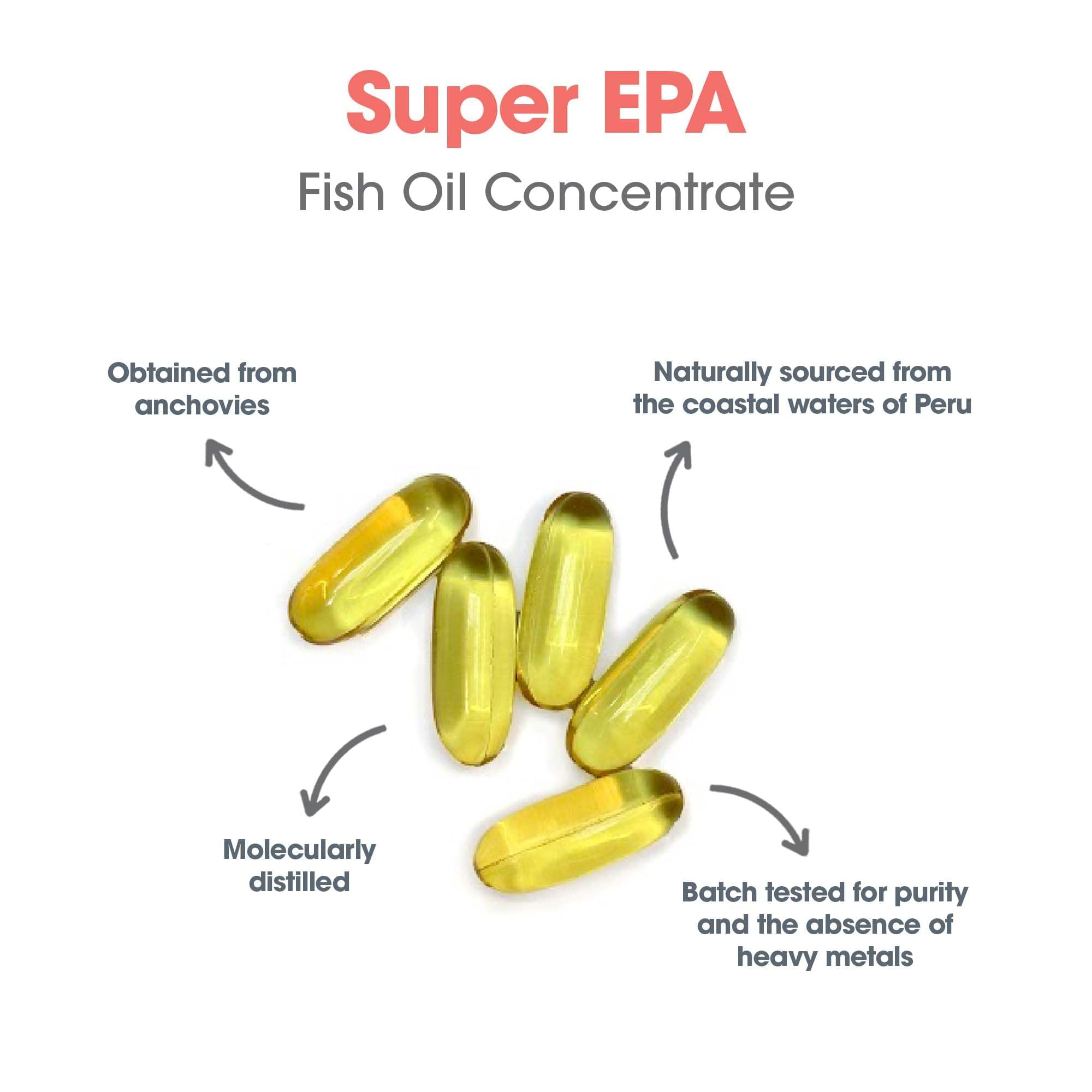 Allergy Research Group Super EPA bottle pour for easy daily dosing