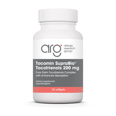 Allergy Research Group Tocomin SupraBio softgels bottle for daily use.